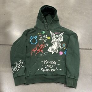 Rolling Loud Cali 2021 Festival Concert Hoodie Sz Small Kid Cudi J Cole Future